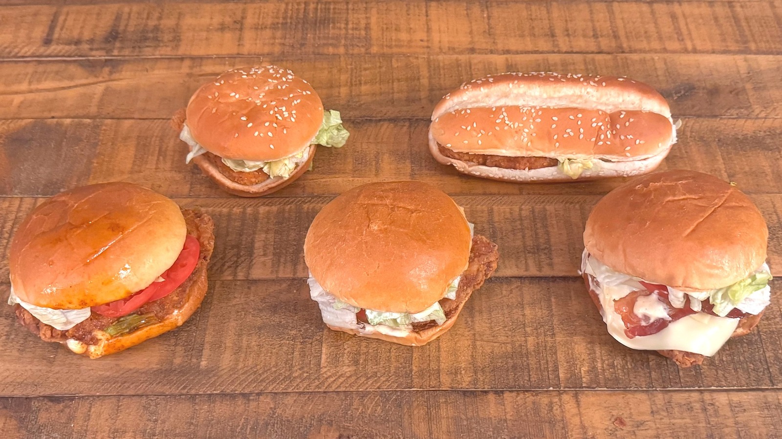 バーガーキングのチキンサンドイッチはすべて最悪から最高にランク付けされています