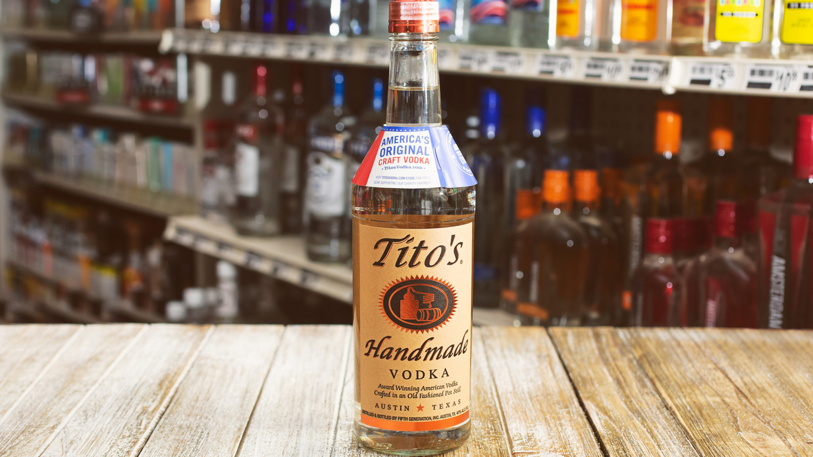 Tito's がウォッカを蒸留した回数は次のとおりです