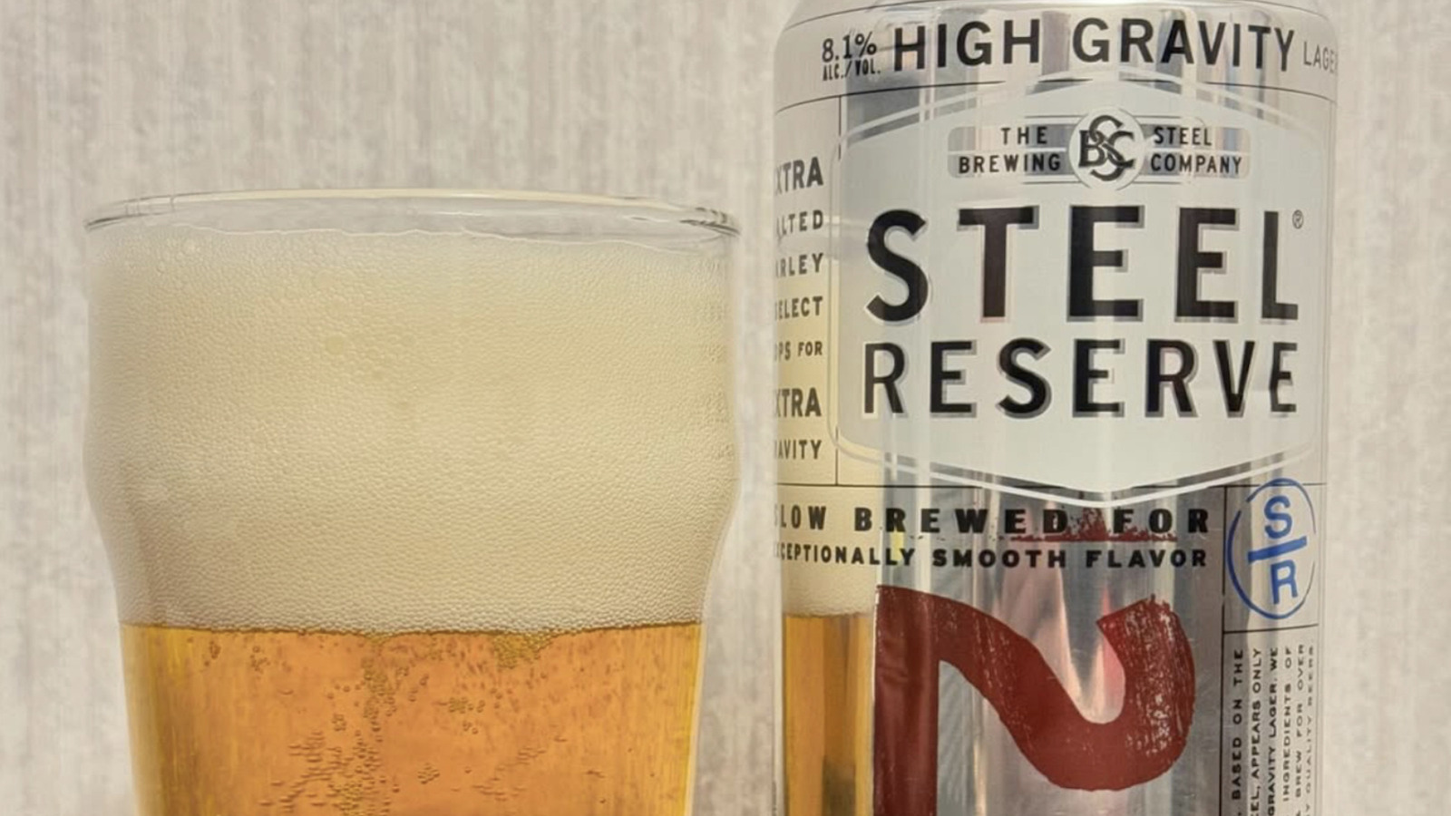 スチールリザーブビールはどれくらい強いですか？