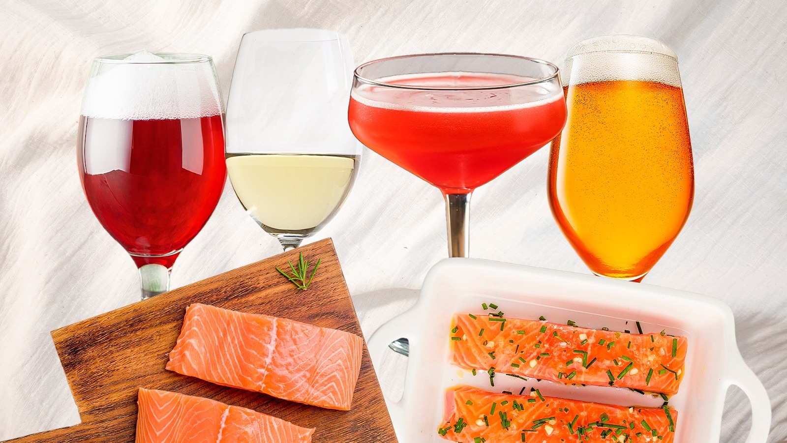 サーモンと組み合わせるのに最適な飲み物