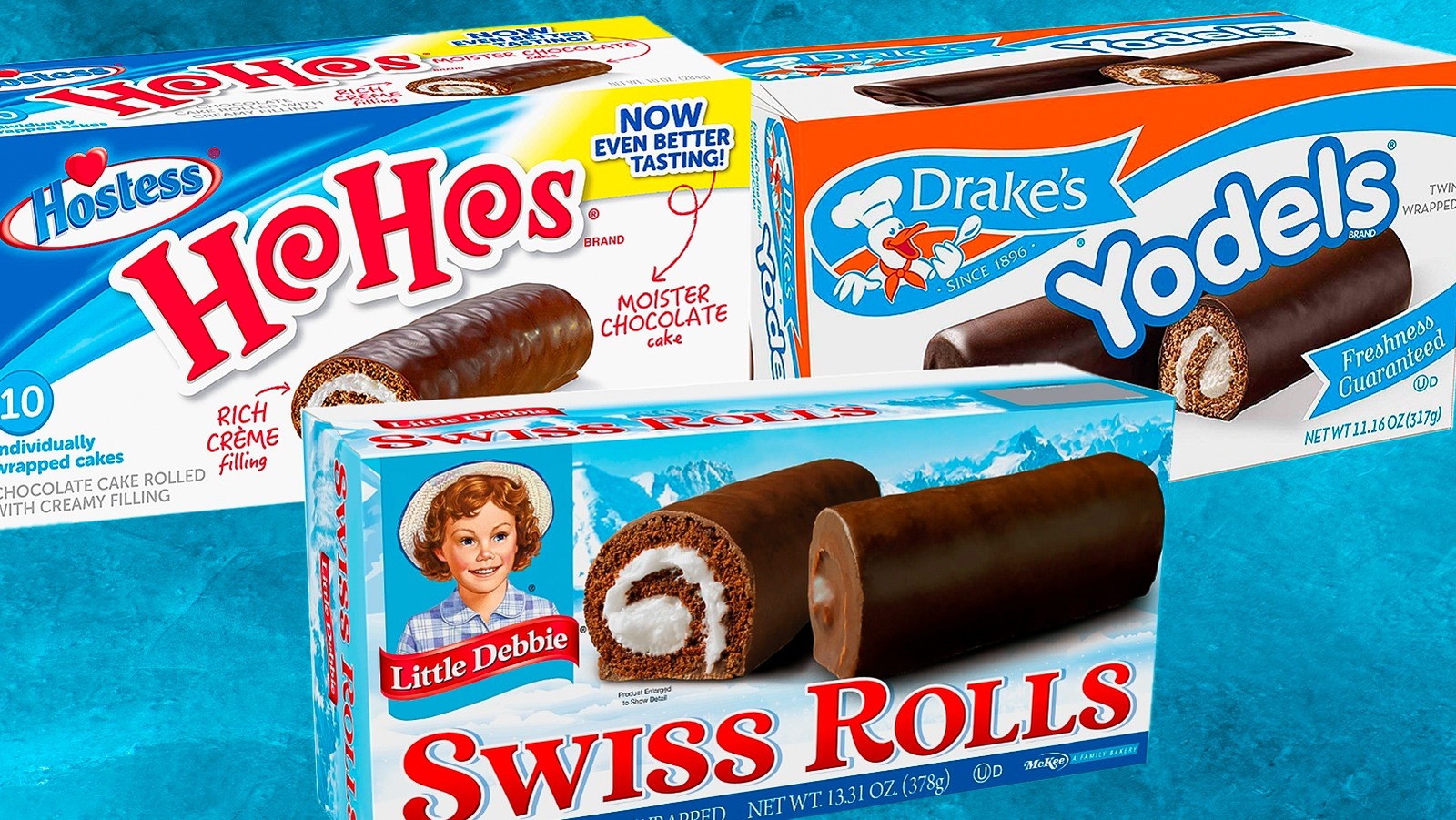 Yodel Snacks vs Swiss Rolls and Ho Hos：それらはすべて同じことですか？