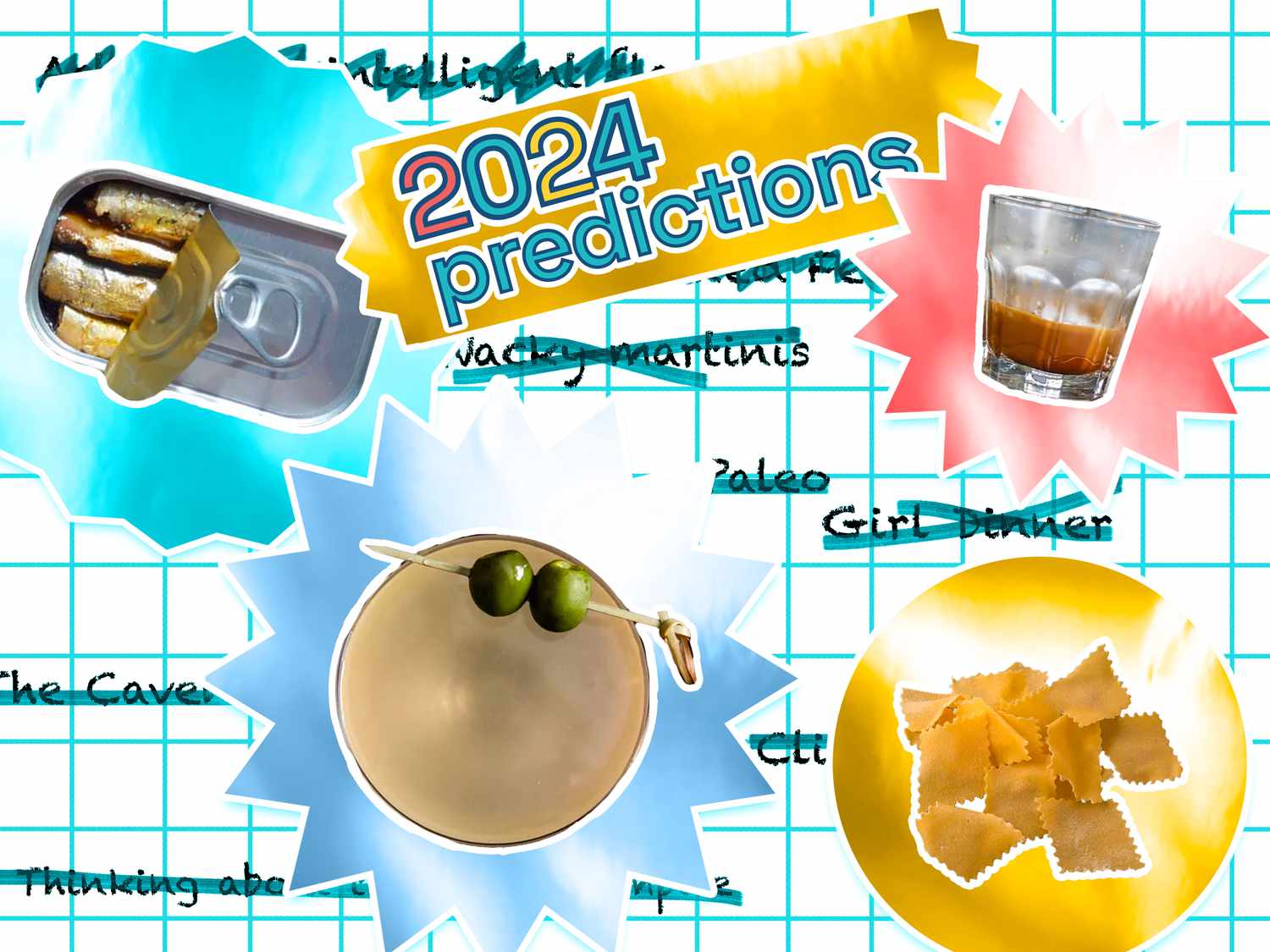 2024年に流行る食品トレンドと流行らない食品トレンドのまったく馬鹿げた、まったく真面目ではないリスト